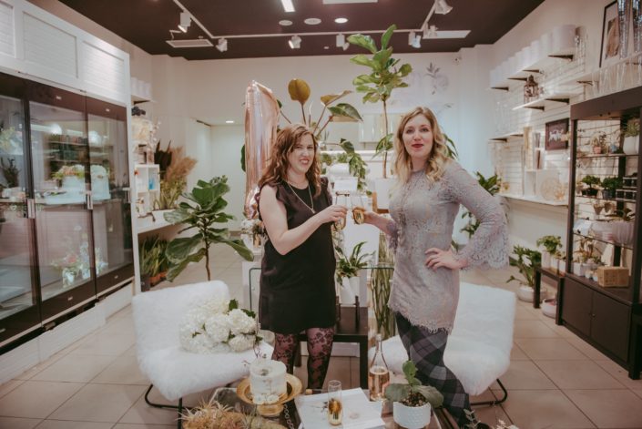 Happy Birthday Calyx Floral Design Boutique - Travis and Brandi Lee celebrating