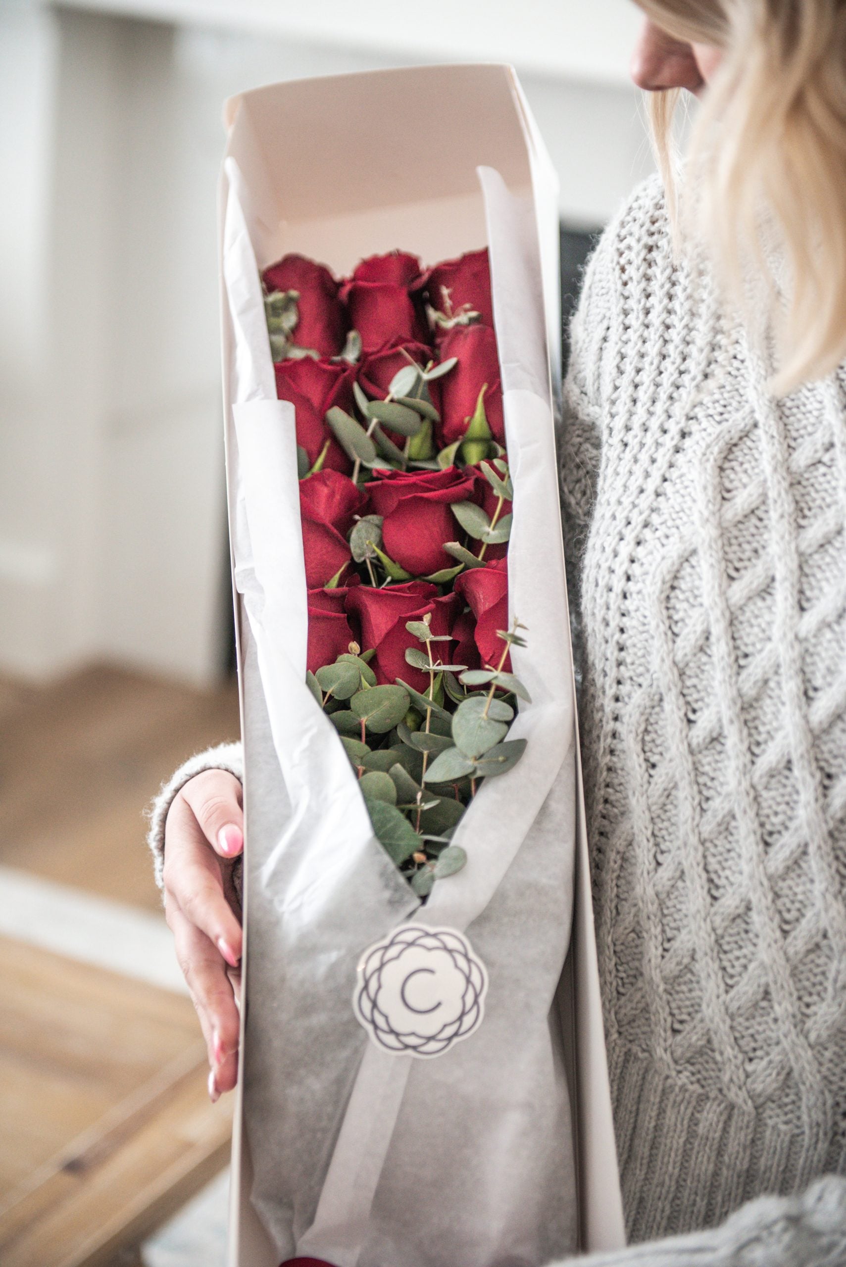 The Olivia Box Valentine's Day Bouquet 2024