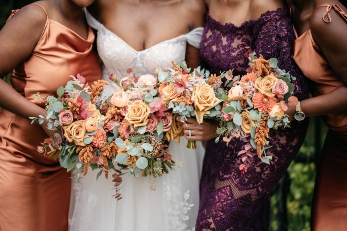 Vibrant Bridal bouquet