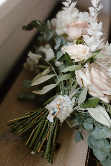 Amanda + Lien's Rustic Bridal Bouquet