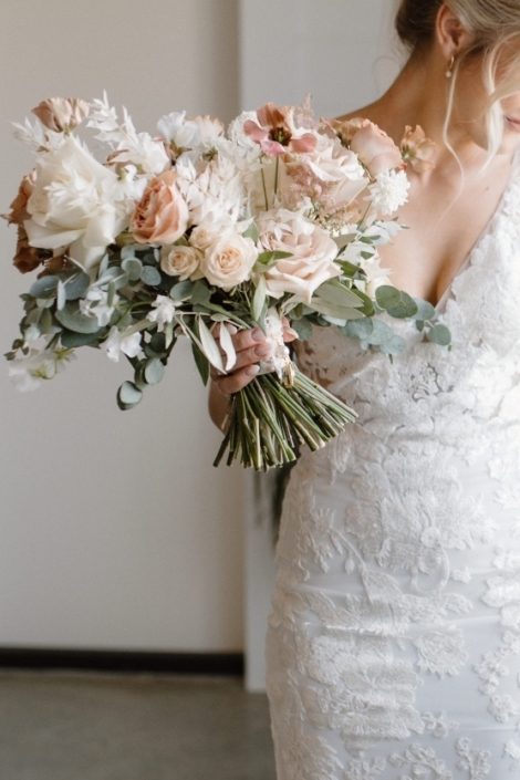 Amanda + Lien's Rustic Bridal Bouquet
