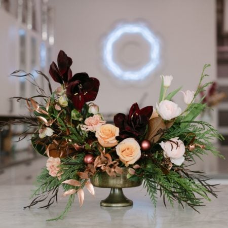 fresh flower holidayarrangement calyx floral design