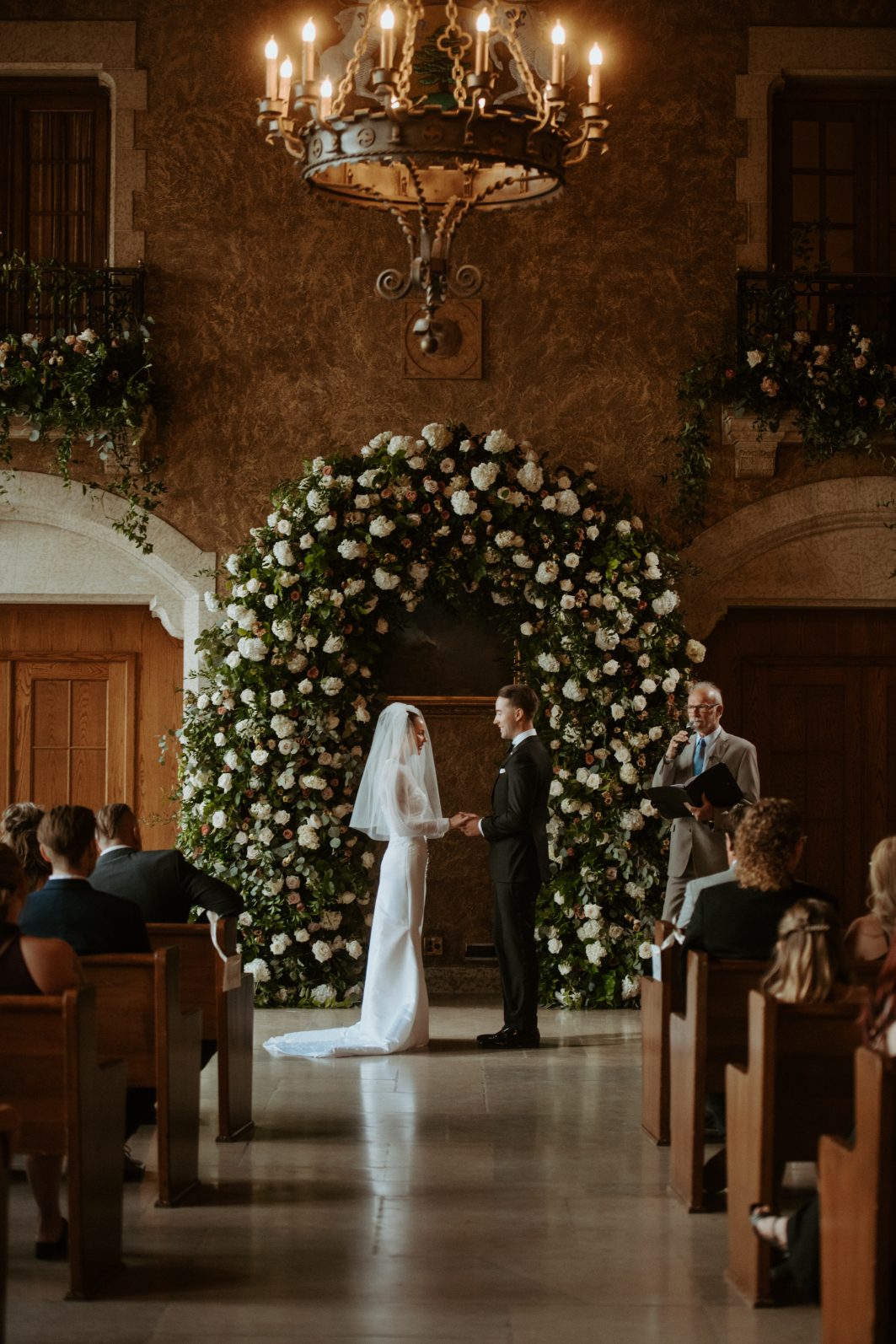 Full Floral Arch at Banff Fairmont