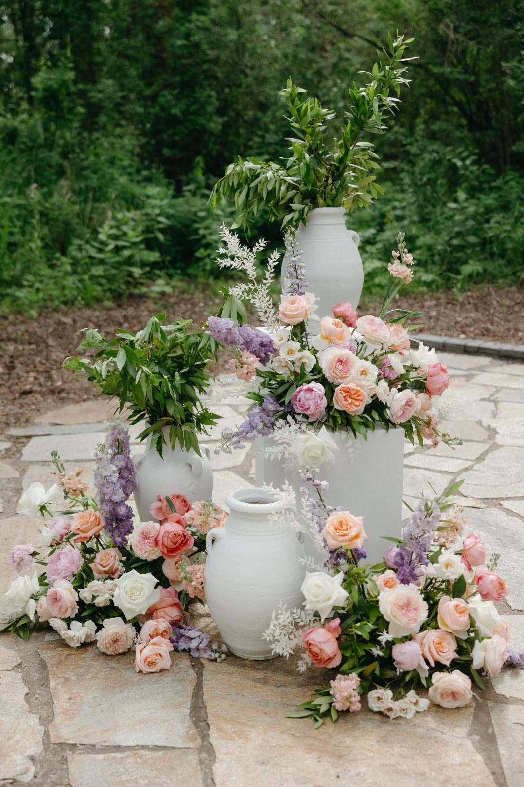 Pastel Ceremony Arrangements