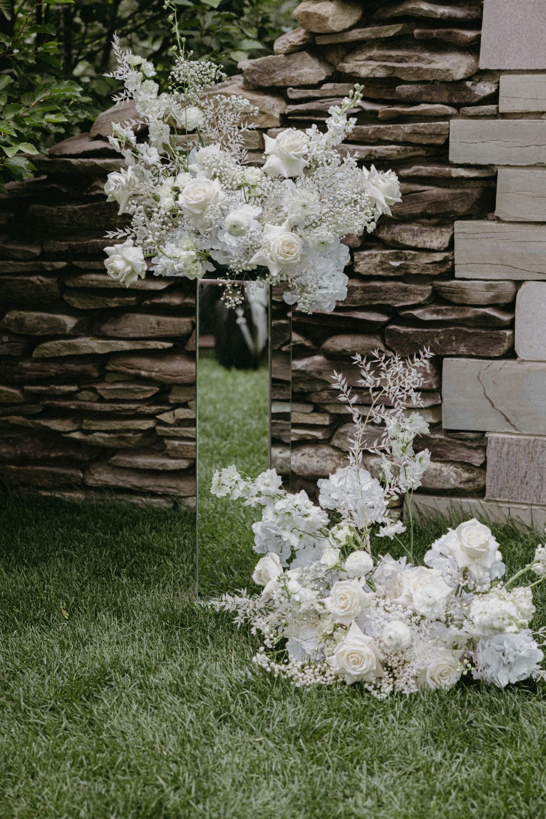 White Pillar Arrangements