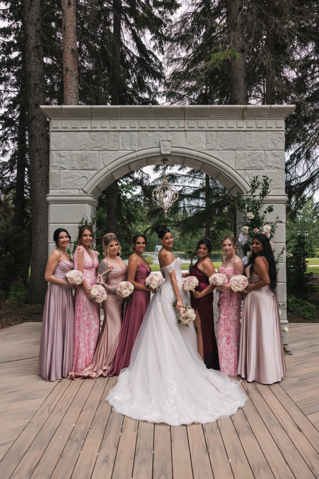 Blush Bridal Party
