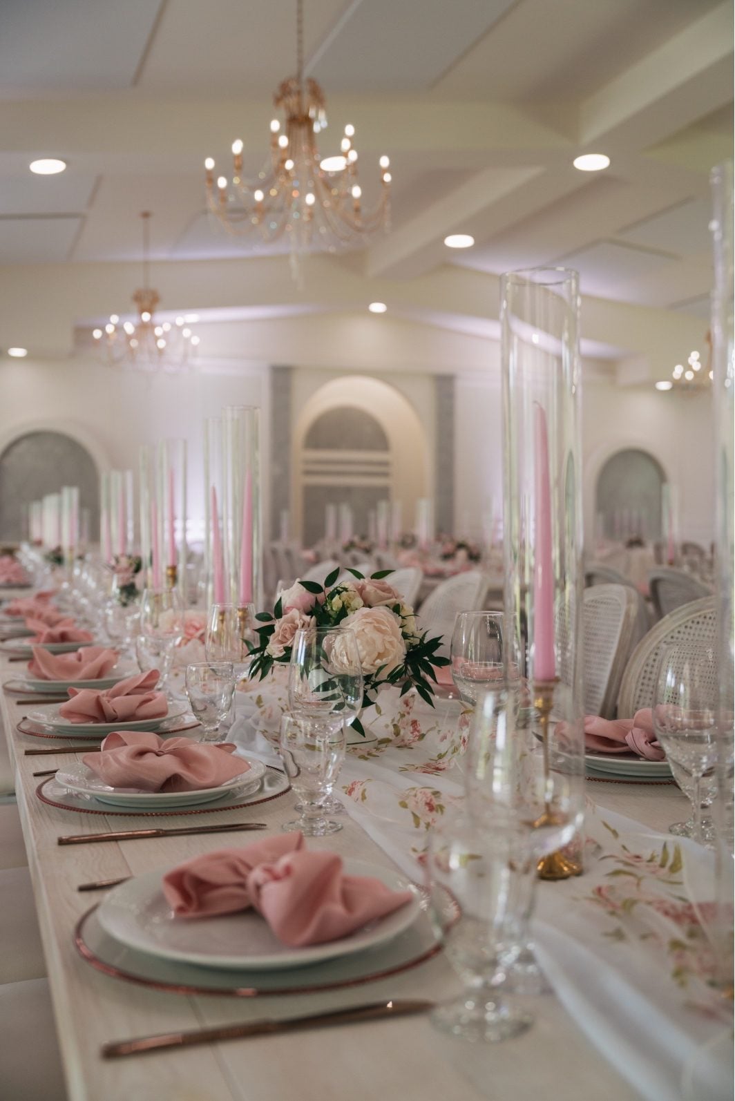 Blush Guest Tables