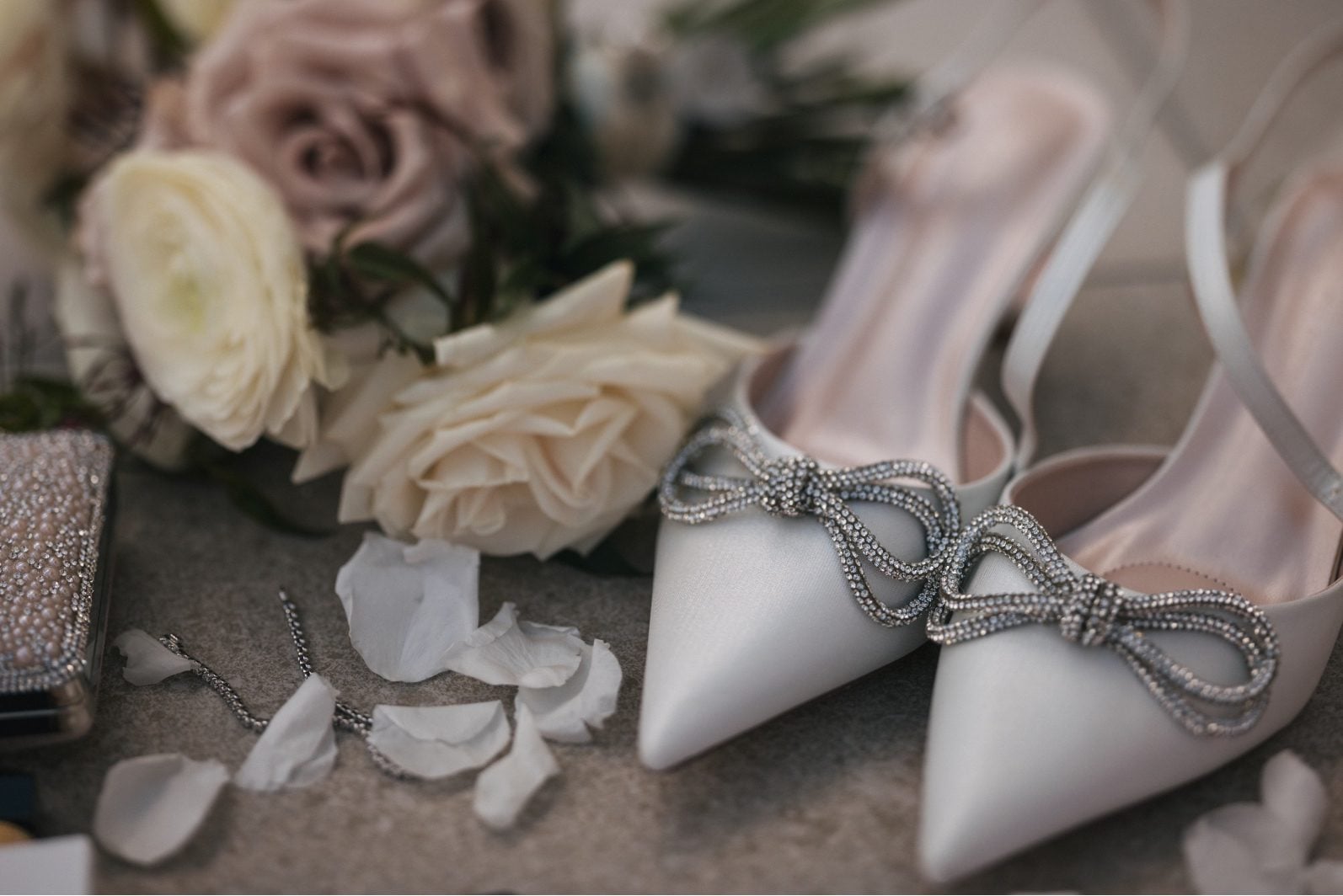 Champagne + Blush Bridal Accessories