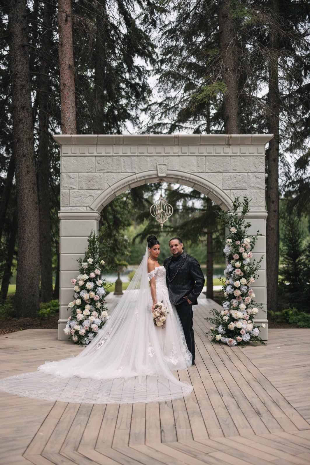 Champagne + Blush Calyx Couple